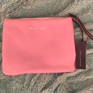 Lavender “Maid of Honor” zip pouch Rebecca Minkoff